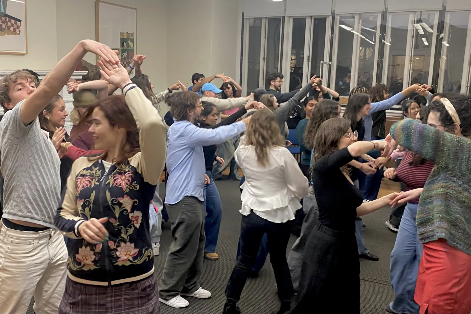 Students Learning to Salsa from Columbia's Sabor Dance Troupe Open House Spring 2026 Department of Latin American and Iberian Cultures Columbia University