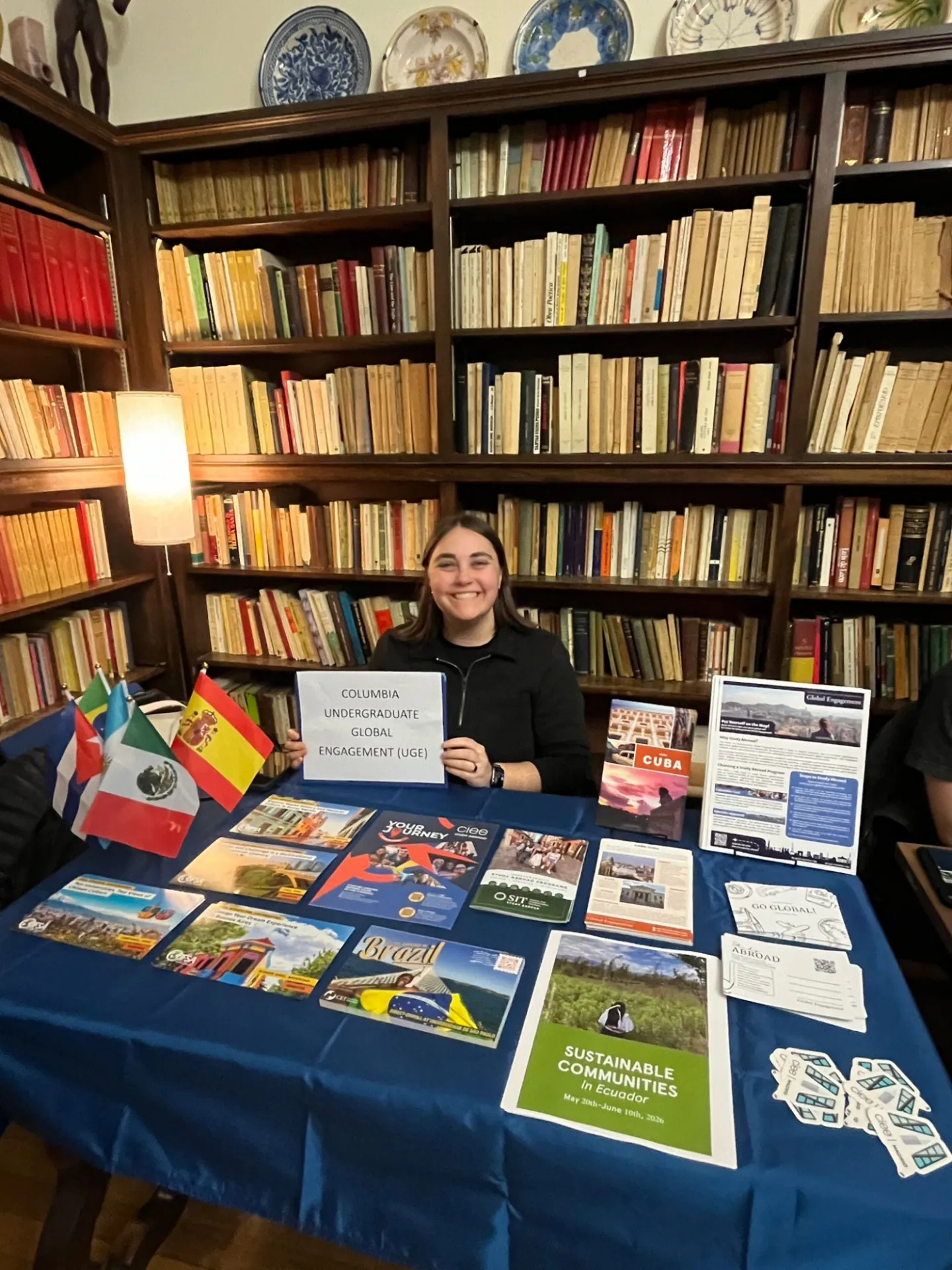 Columbia University's Office of Undergraduate Global Engagement at the Open House Spring 2026 Department of Latin American and Iberian Cultures Columbia University