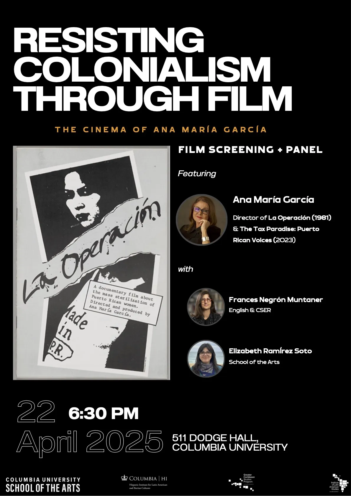 Flyer of the event.