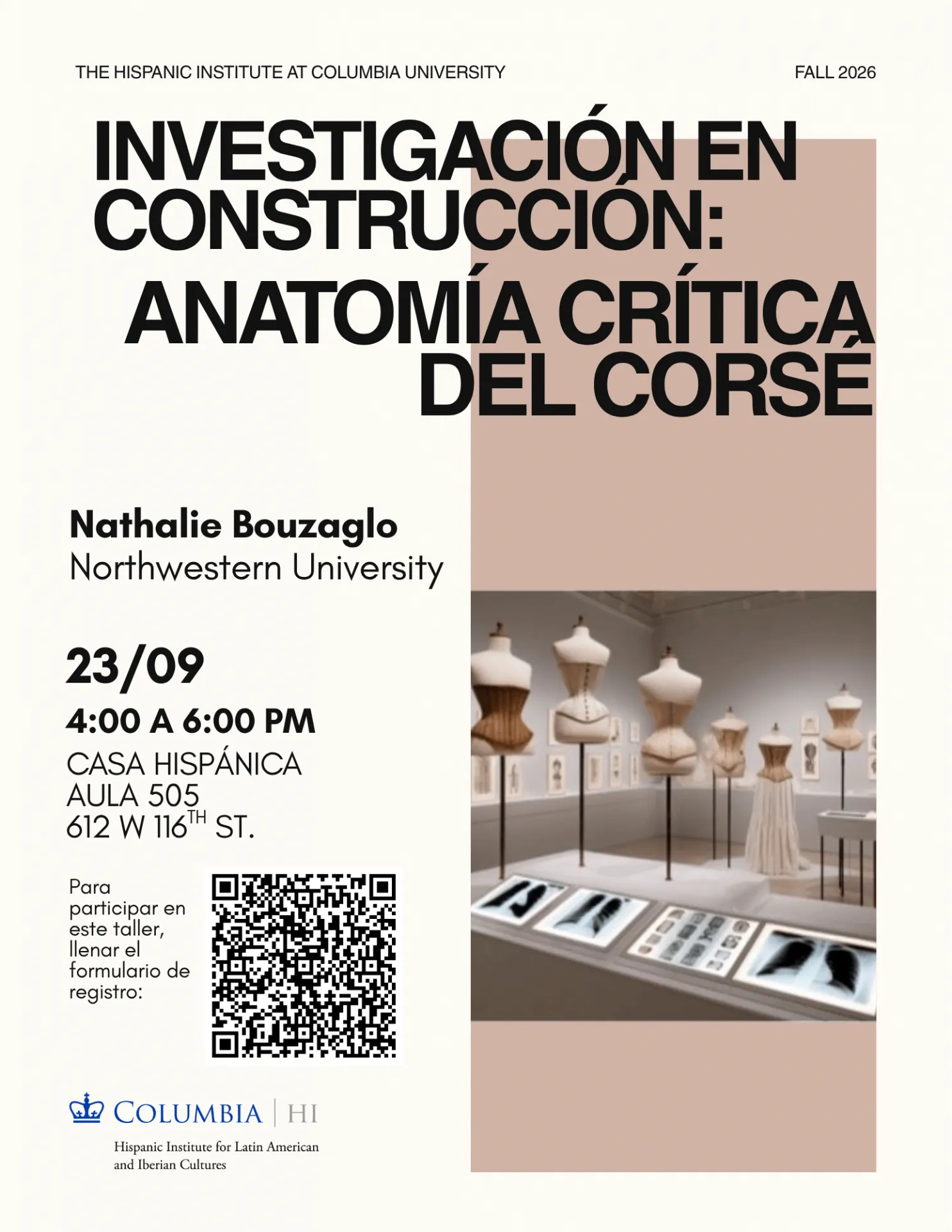Flyer of the event