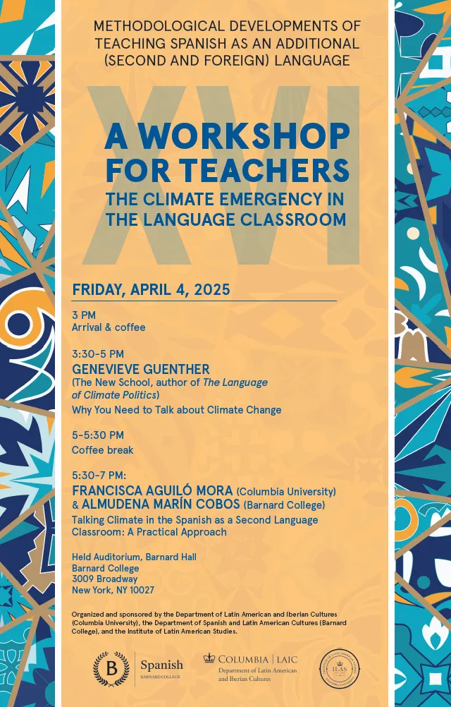 Flyer of the event.