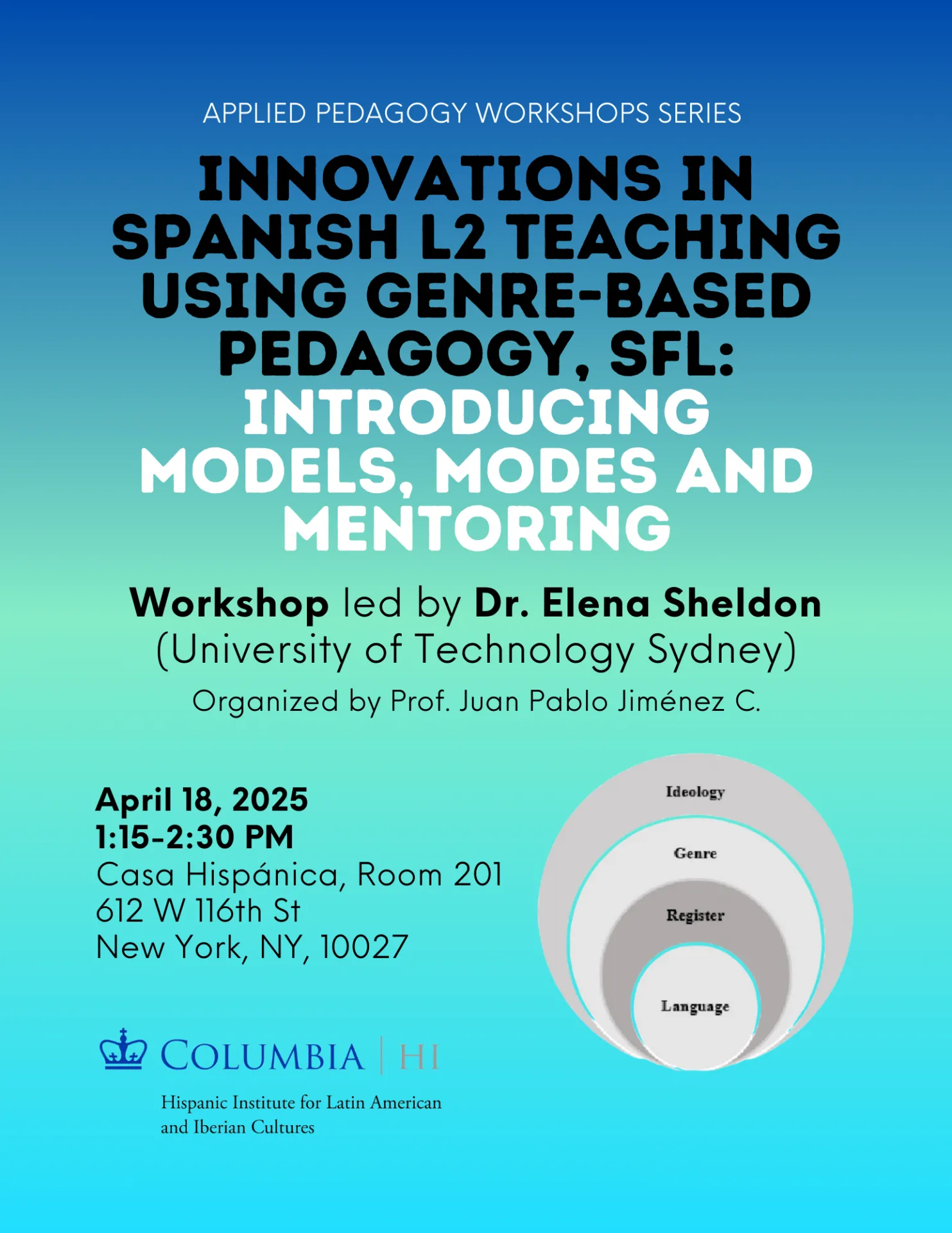 Flyer of the event.