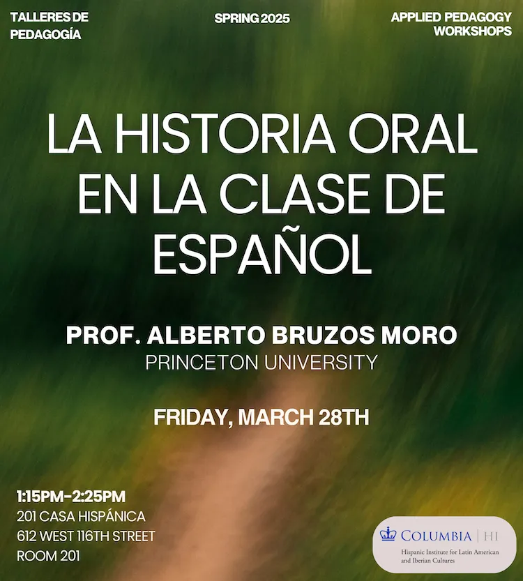 Flyer of the event.