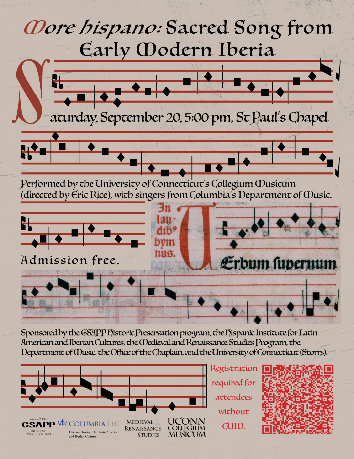 Flyer of the event