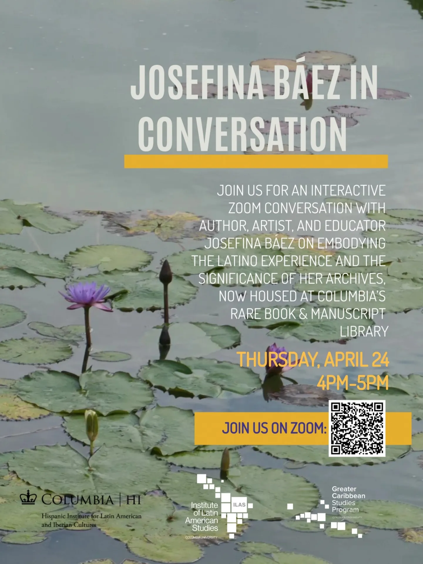 Flyer of the event.