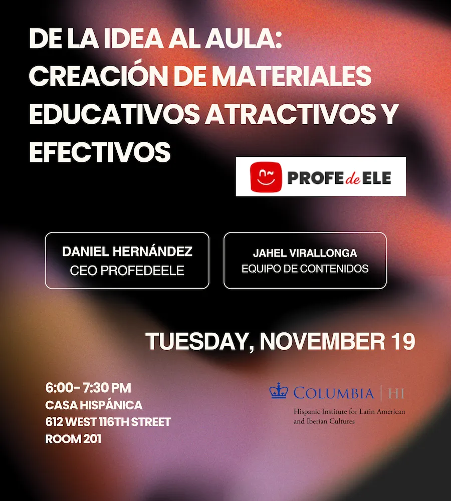 Flyer of the event.