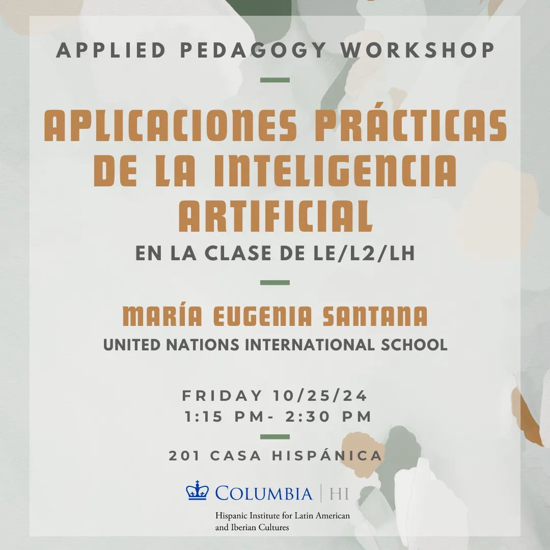 Flyer of the event.
