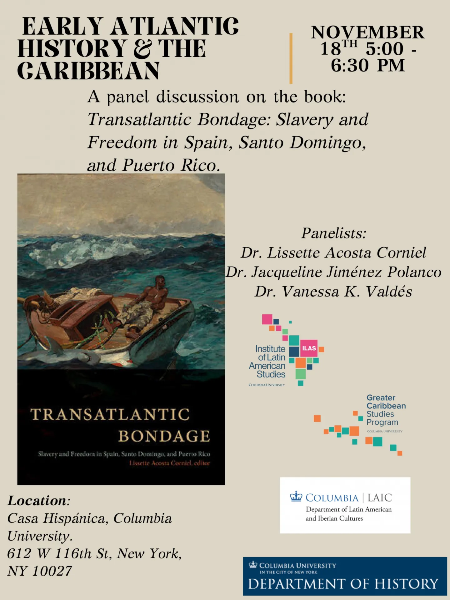 Flyer of the event